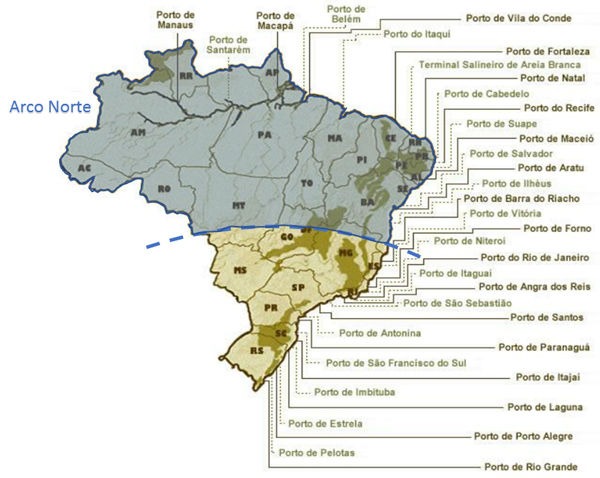 mapa arconorte log