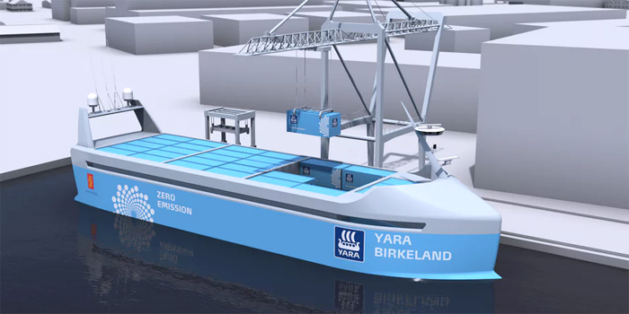 navio eletrico comercial