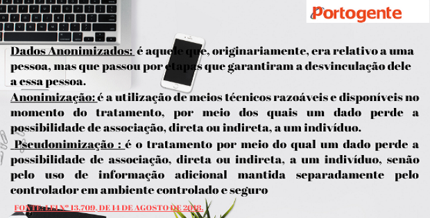 Termos conceituados pela LGPD e essenciais para segurança de dados 